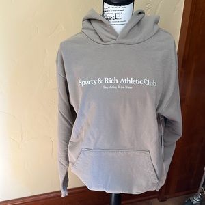 NWT Hot LA Brand—Sporty & Rich hoodie Made in USA